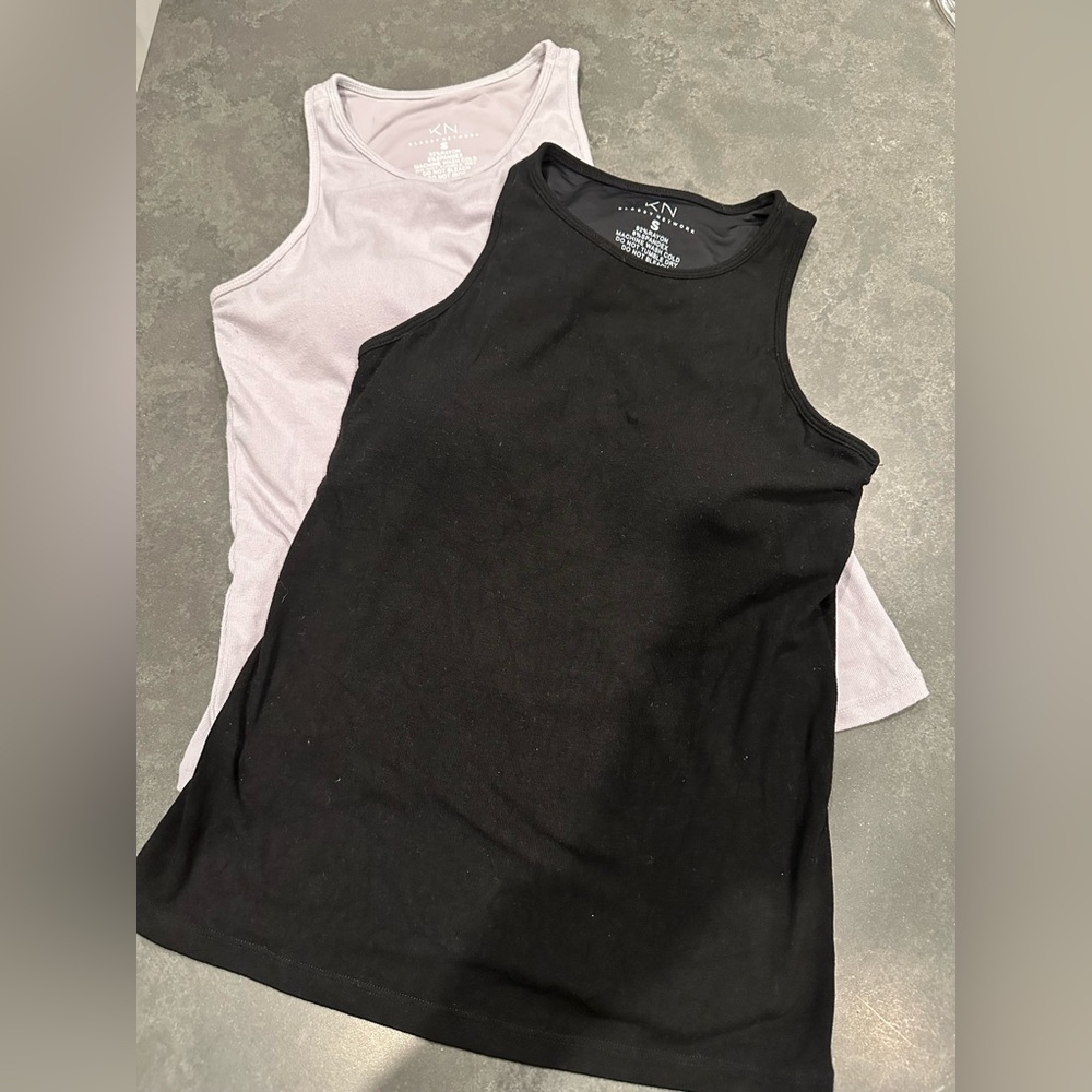 Klassy network tank top full length x2 built in bra